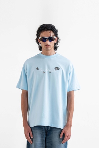 Veni Vidi Vici Blue Oversized T-Shirt